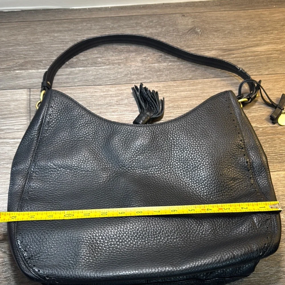 Kate Spade Black Leather Hobo Bag